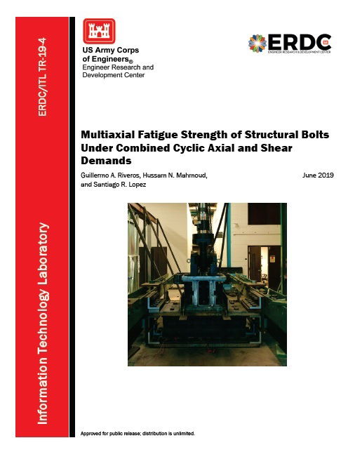 Multiaxial Fatigue Strength of Structural Bolts Under Combined Cyclic Axial and Shear Demands