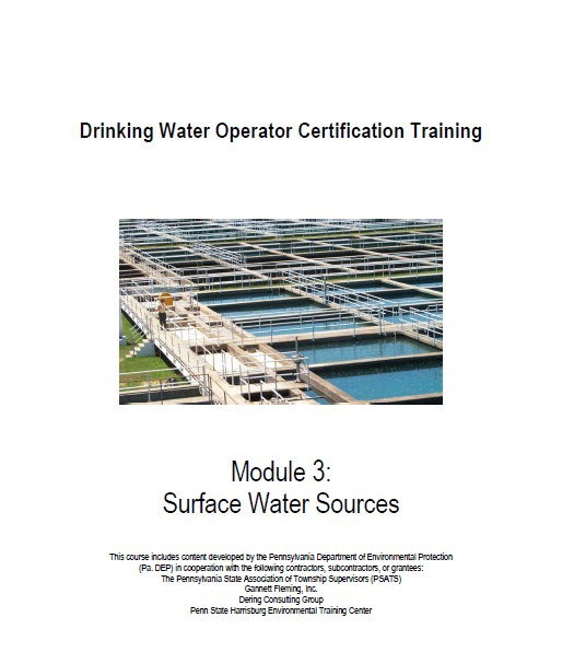 Drinking Water Operator Certification Training