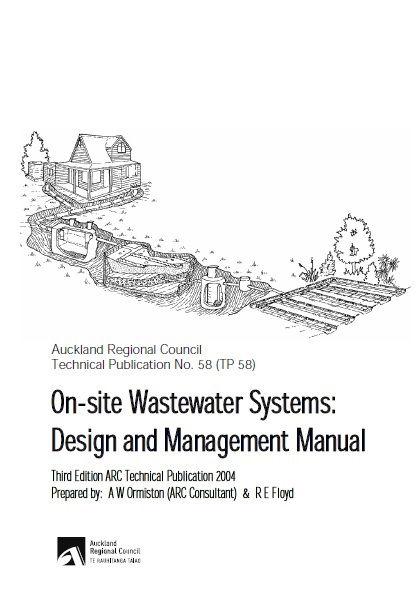 TP58 On-site wastewater systems 2004 Chapters 1-8