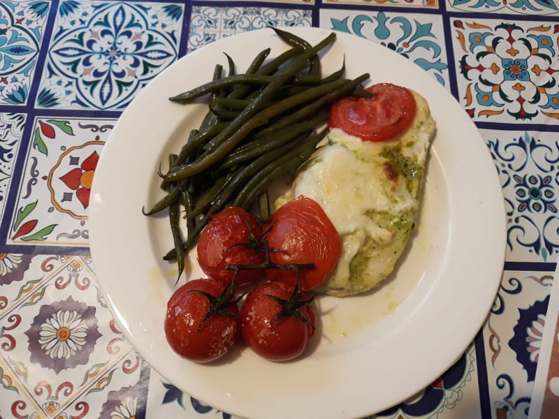 Caprese chicken breast