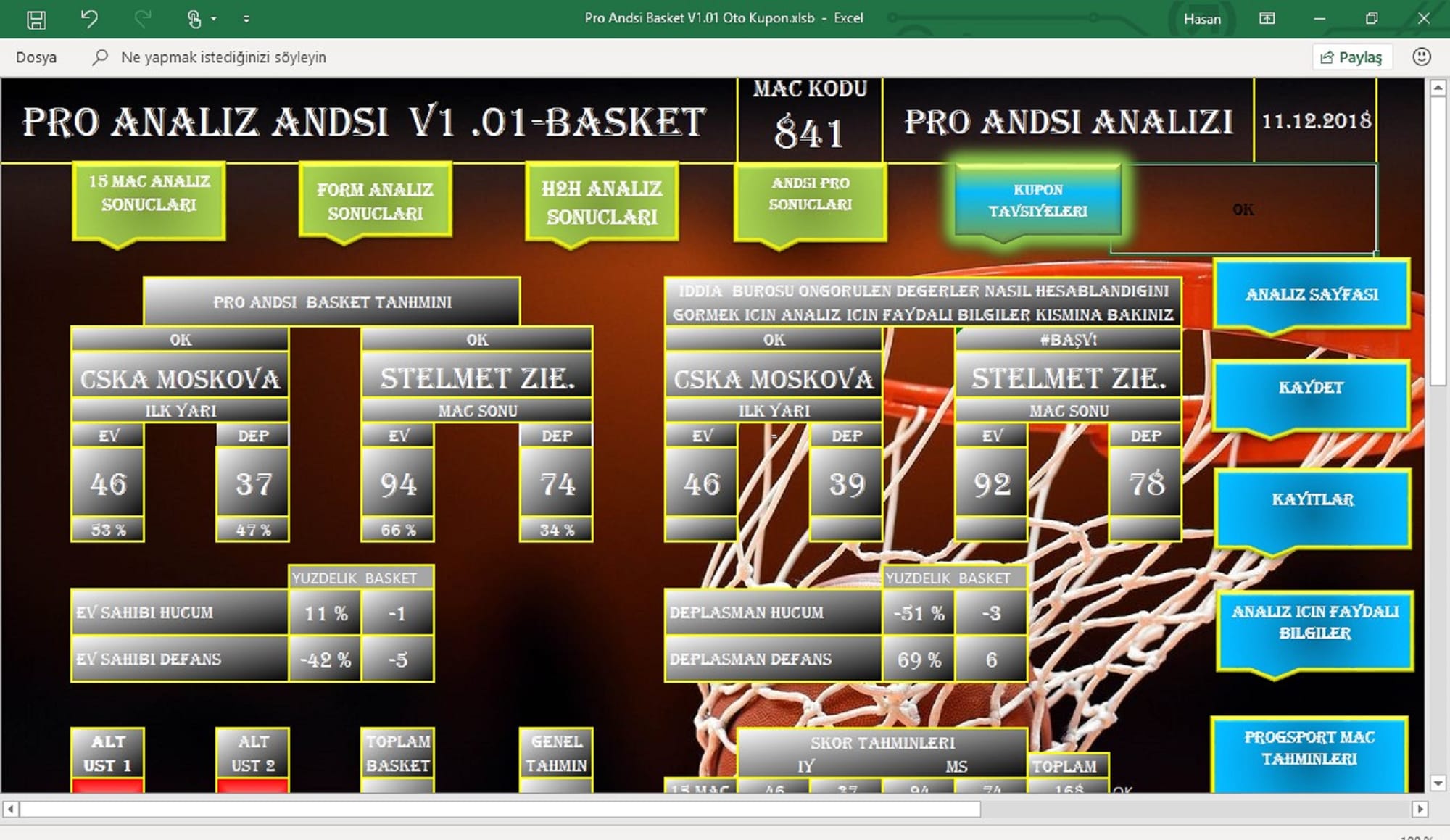 PROANDSI ANALIZ BASKET V 01 NESINE.COM