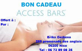 bon cadeau access bars