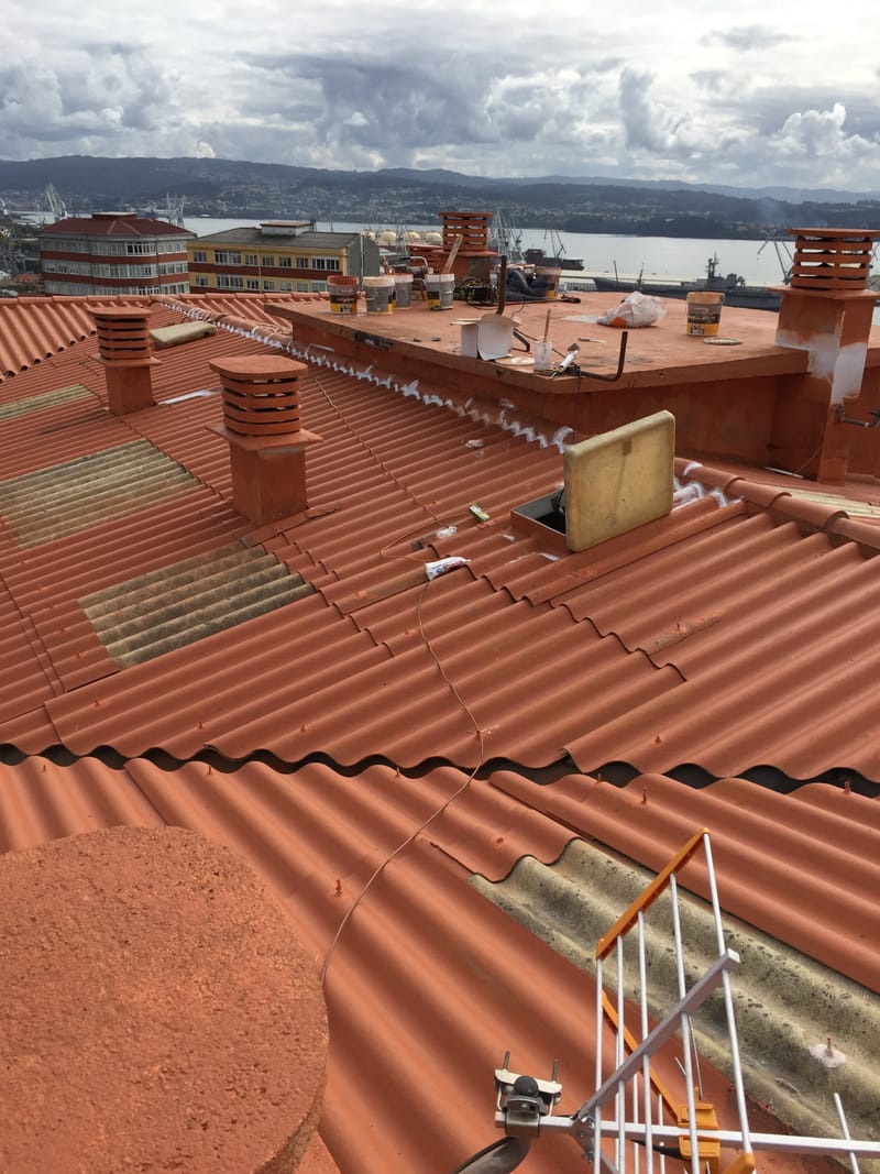14000 m2 de tejados impermeabilizados