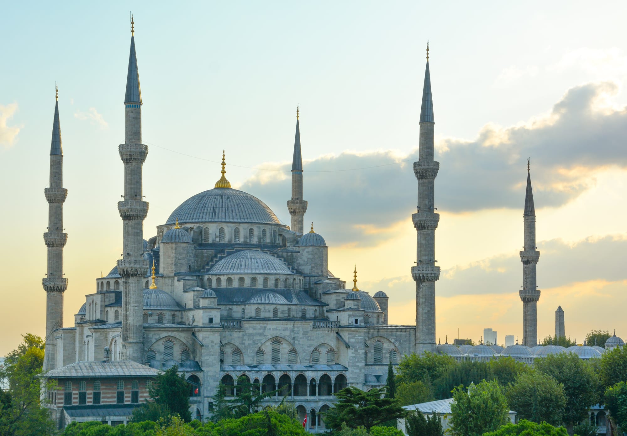 the day of experiment from Eyup Sultan Mosque in Istanbul