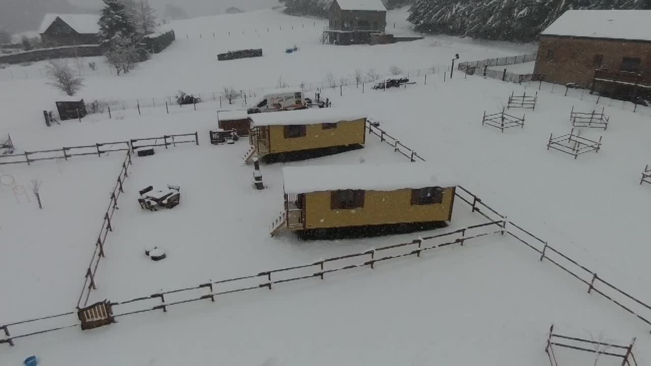 Les roulottes de L’Instant Ch’Oizy en février 2020