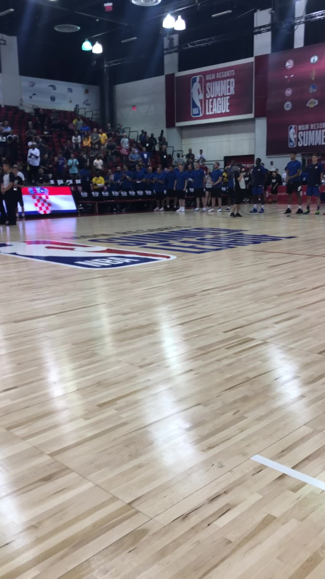 NBA Summer League National Anthem