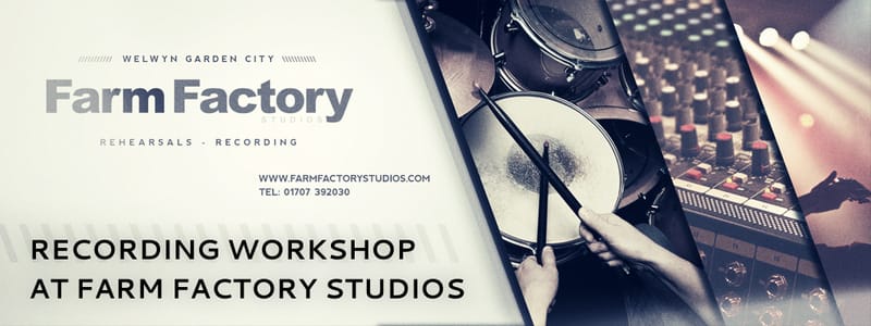 Recording workshop at Farm Factory Studios