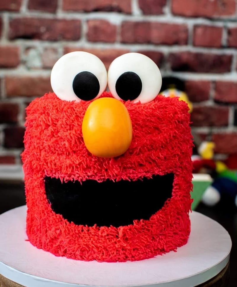 Furry Character Buttercream Smash Cake