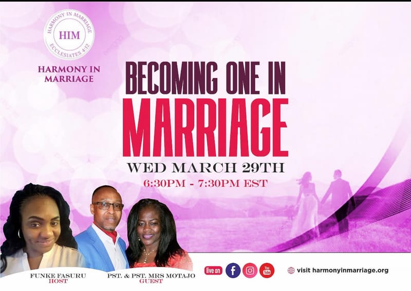 Becoming One in Marrriahe