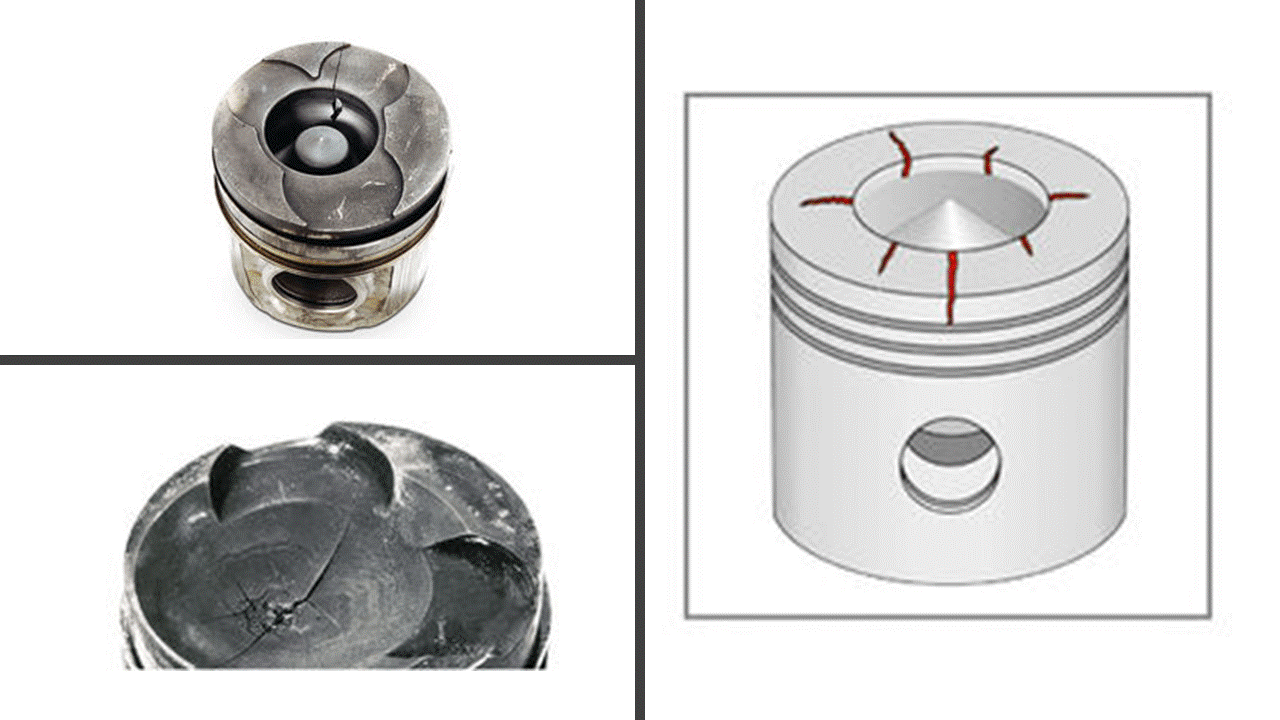 סדקים בראש בוכנה image