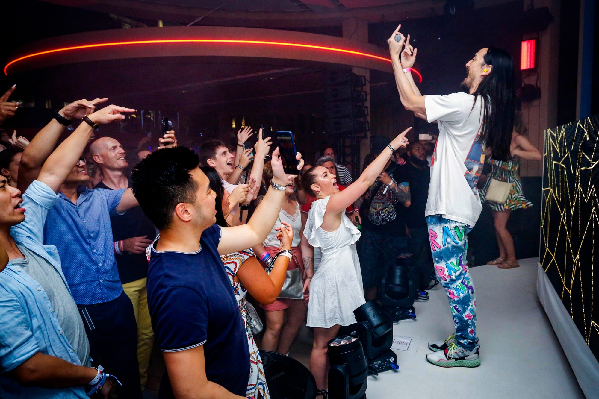Steve Aoki DJ set in Cannes, France