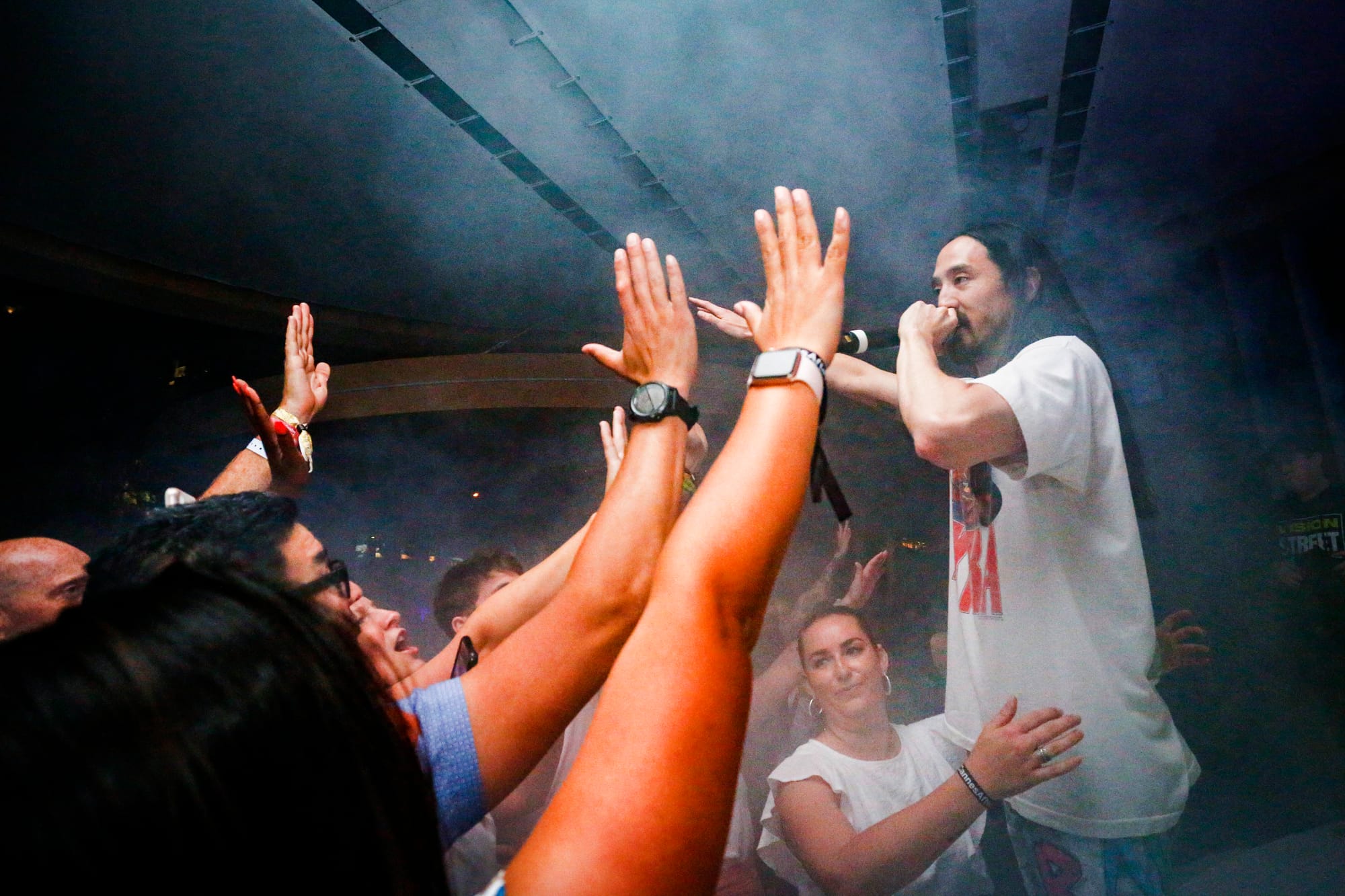 Steve Aoki DJ set in Cannes, France