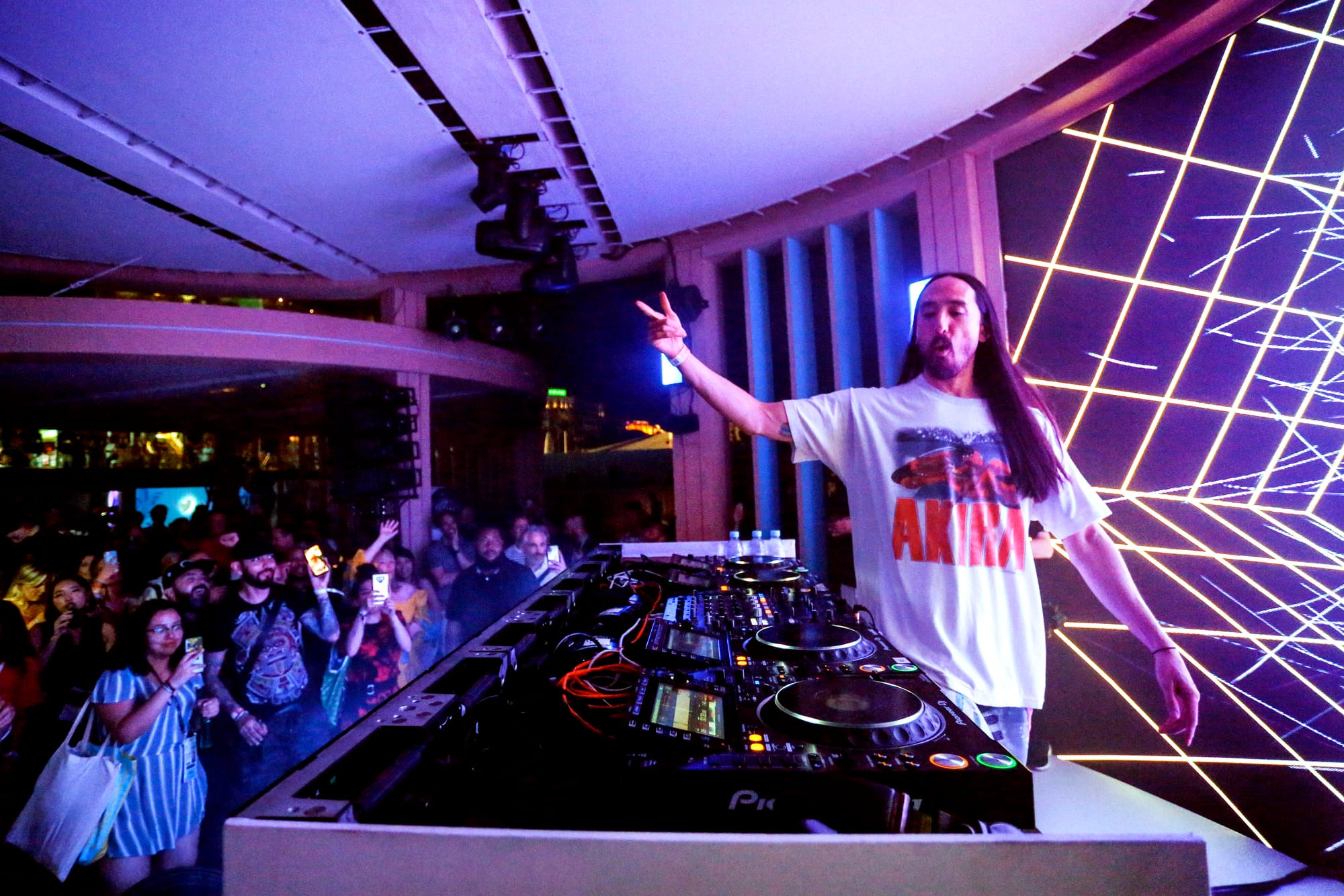 Steve Aoki DJ set in Cannes, France