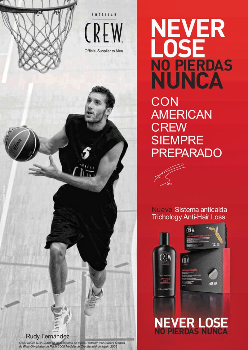 American Crew - Rudy Fernandez