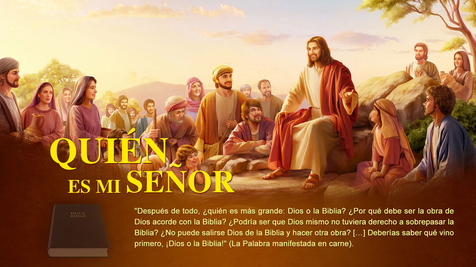 Película cristiana en español | "¿Quién es mi Señor?" ¿Sabes la relación entre la Biblia y Dios?