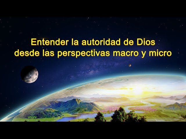 Dios mismo, el único (III) La autoridad de Dios (II) Parte 1