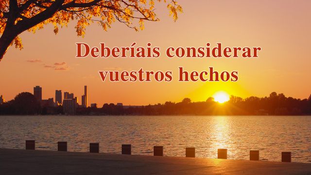 Deberíais considerar vuestros hechos