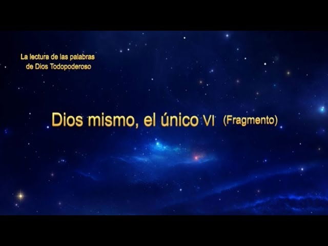 Dios mismo, el único (VI) La santidad de Dios (III) Fragmento 1