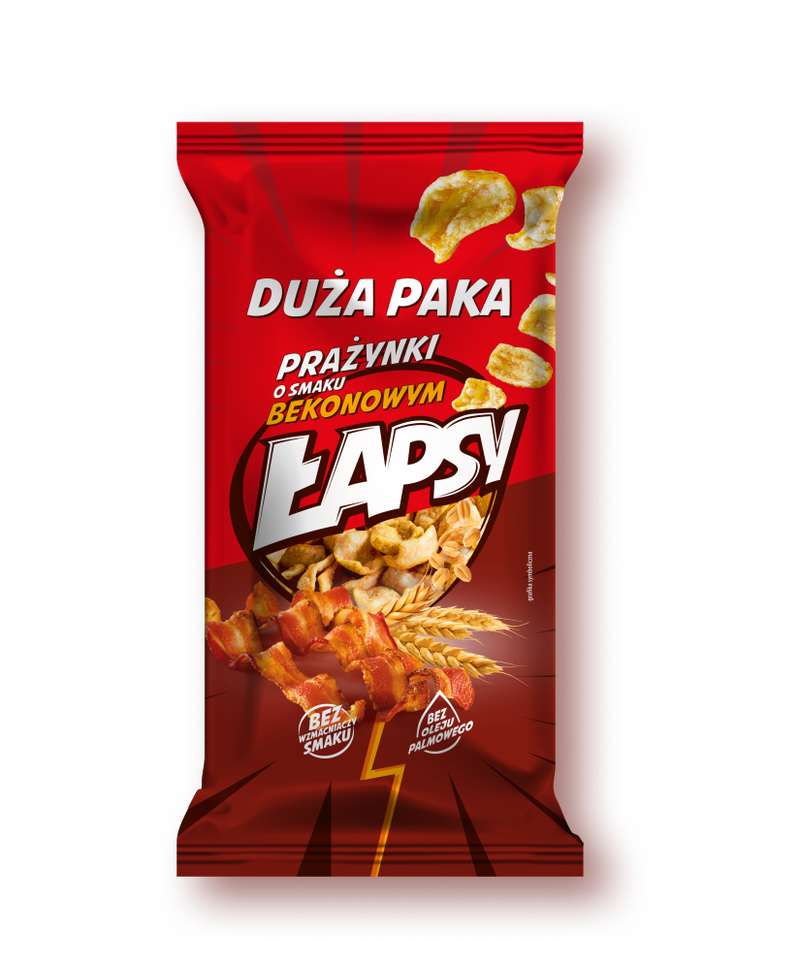 Łapsy prażynki bekonowe 120g