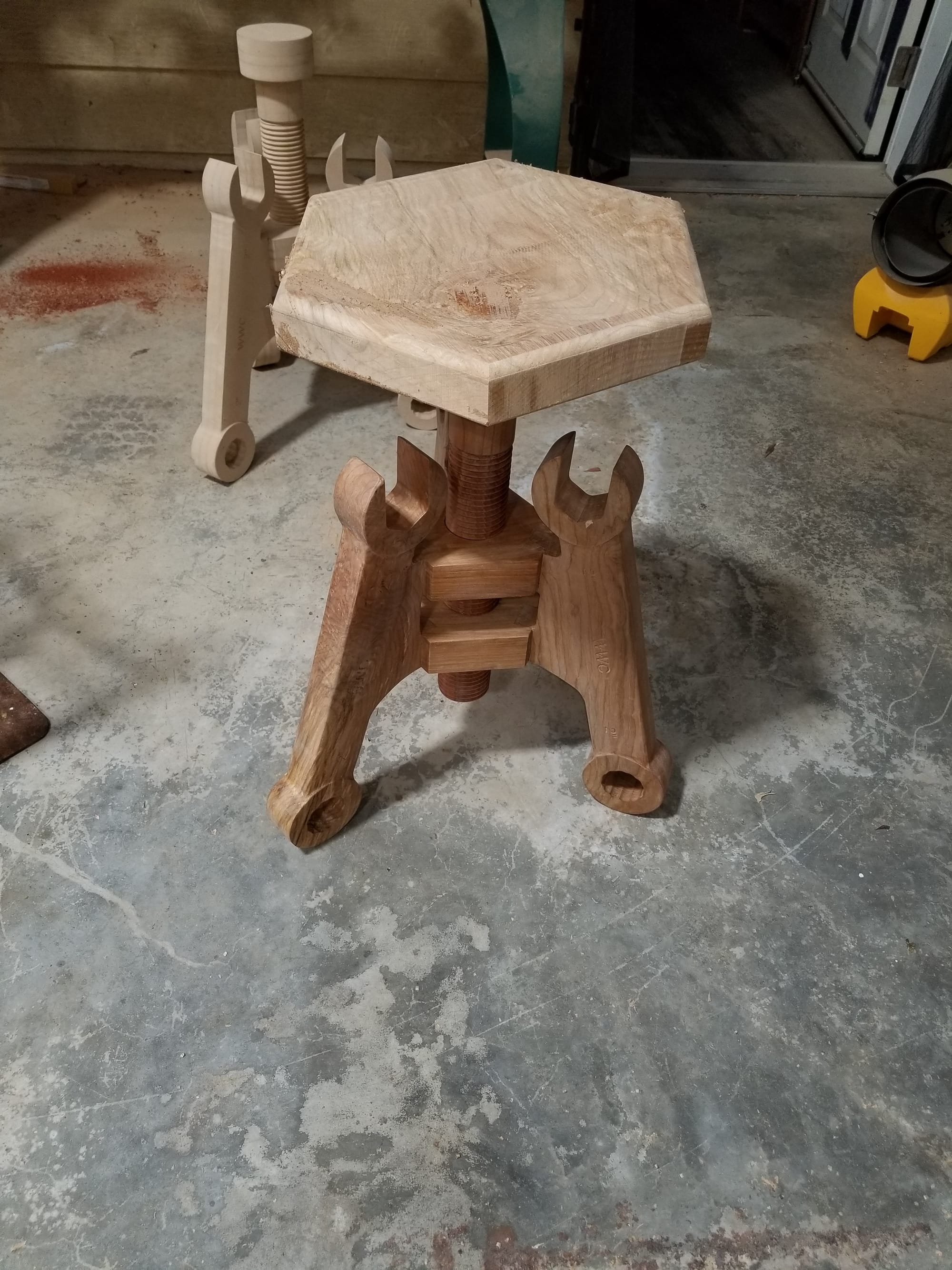 This is A stool I designed and built