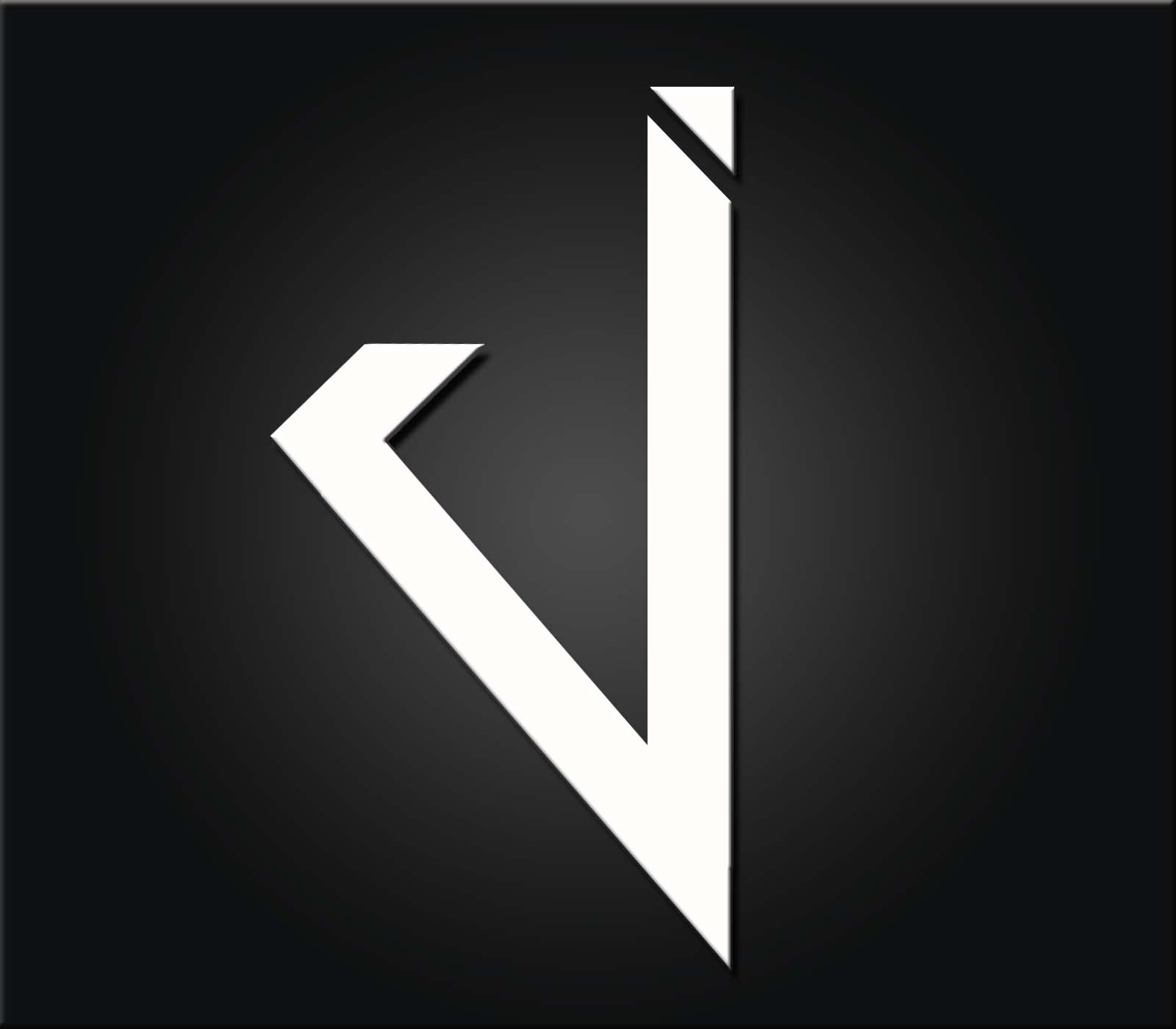 J 3D greyish logo