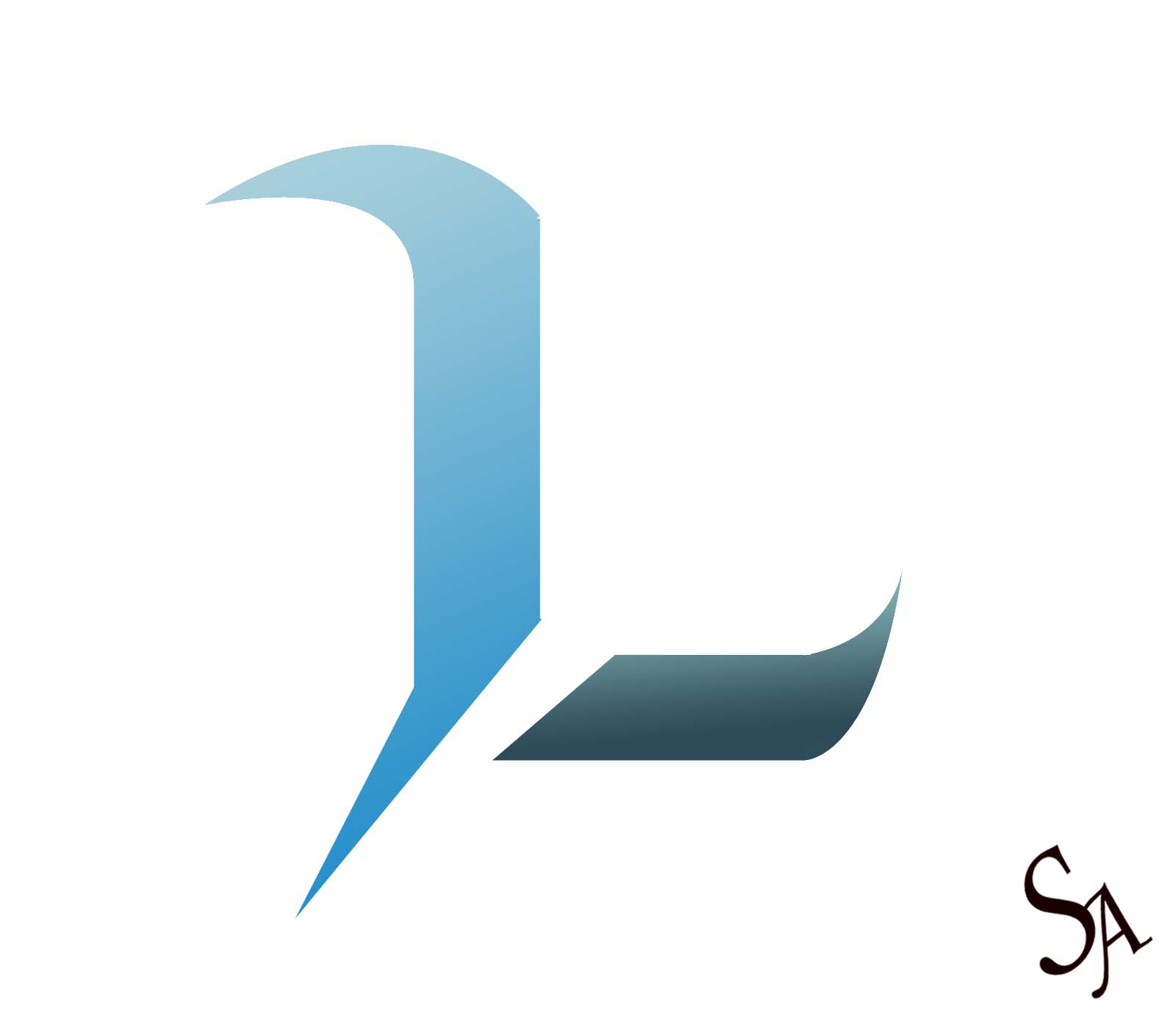 L sky blue color