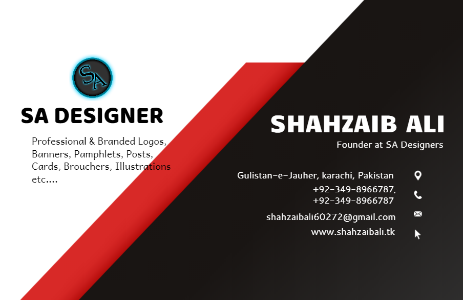 SA Designers | Visiting card