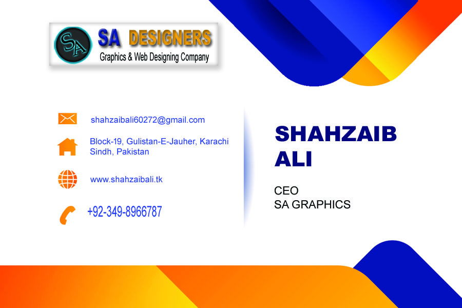 SA Graphics Co. | Visiting card