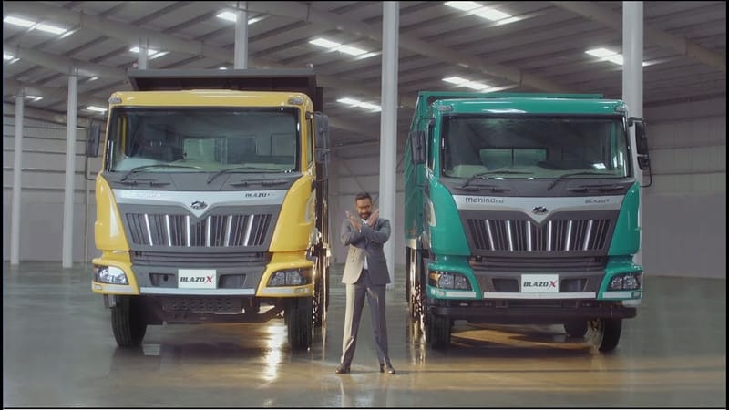 MAHINDRA SHOWCASES NEW BLAZO X TIPPER - 2019