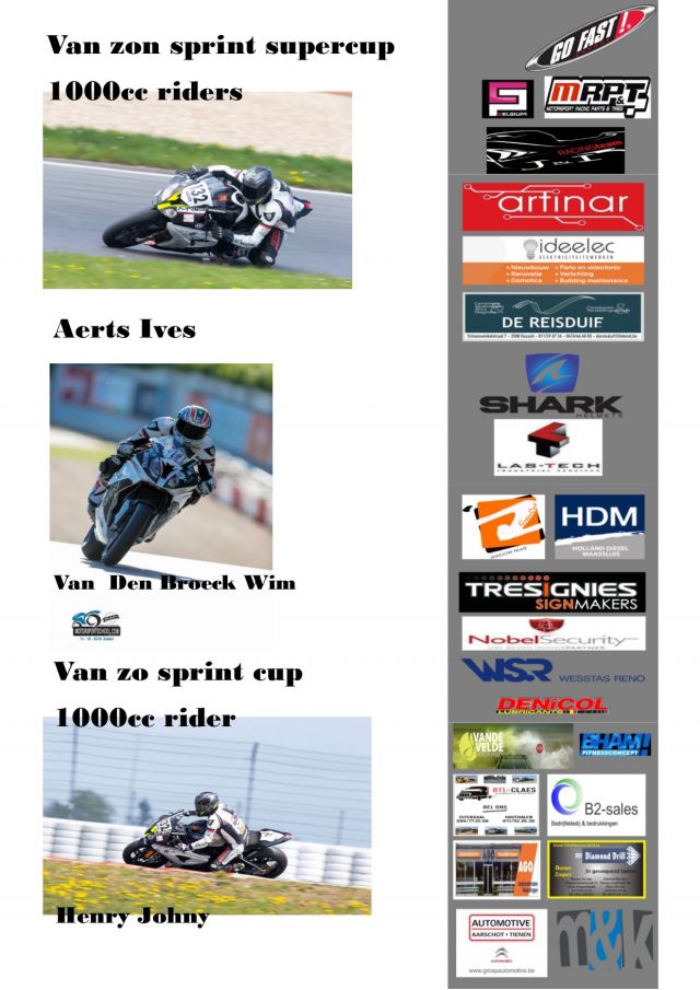 Van zon Sprint series zolder