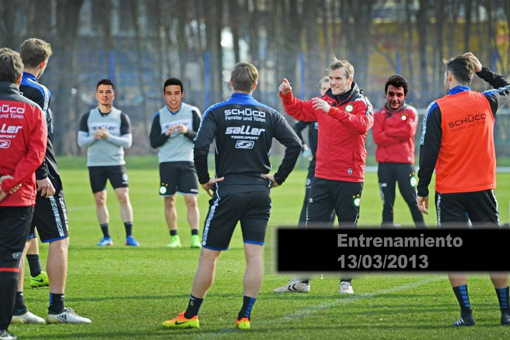 Fonsi Elvidio dirige su primer entrenamiento