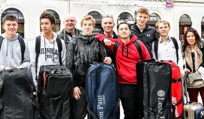 Three competitors in the Elite.