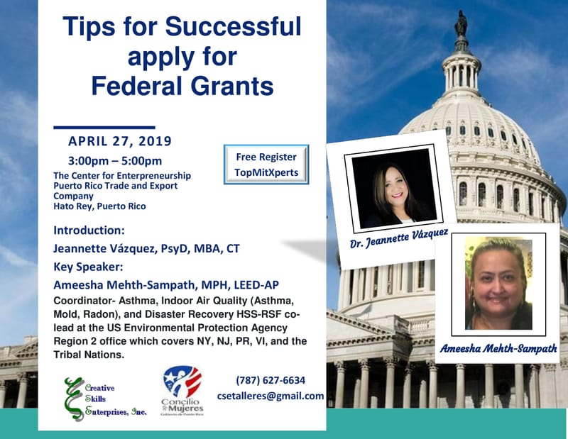 Tips for Successful apply for  Federal Grants
