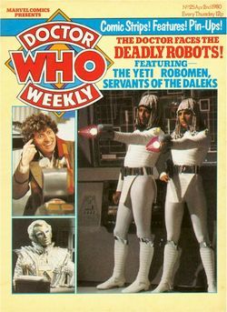 March 27, 1980: In all good newsagents - Doctor Who Weekly #25