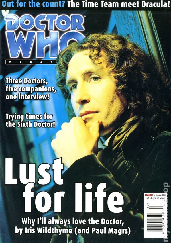 March 9, 2000: In all good newsagents - Doctor Who Magazine #289