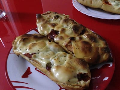 Bocapizza con queso de cabra