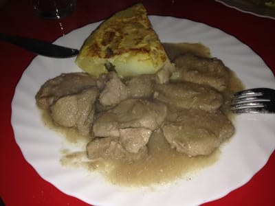 Solomillo en salsa
