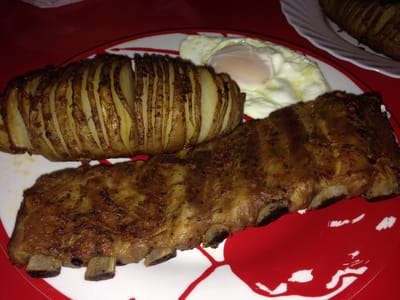 Costillar bufalo al horno