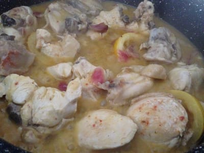 pollo en salsa mexicana