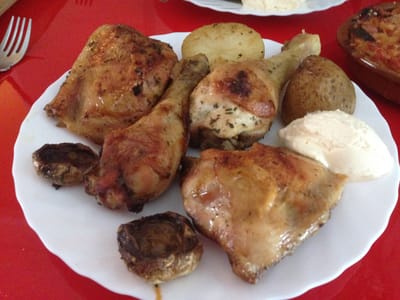 muslos de pollo al horno