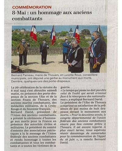 Cérémonies du 8 Mai 2021