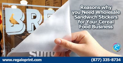 Reasons Why You Need Wholesale Sandwich Stickers for Your Cereal Food Business