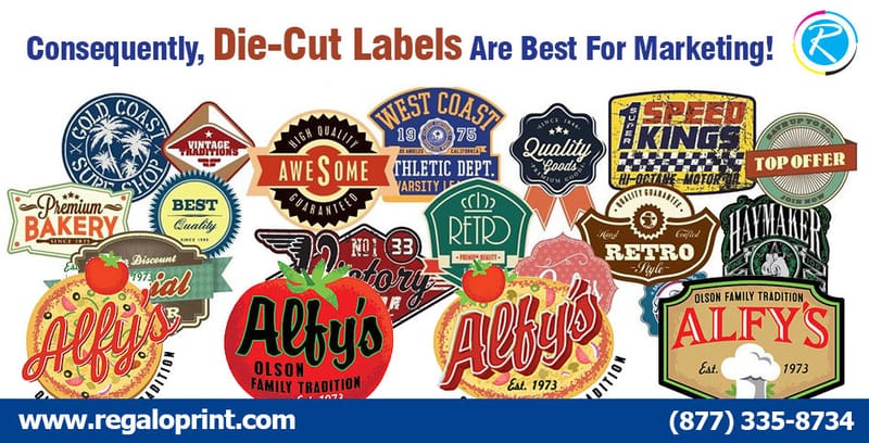 Consequently, Die-Cut Labels Are Best For Marketing!