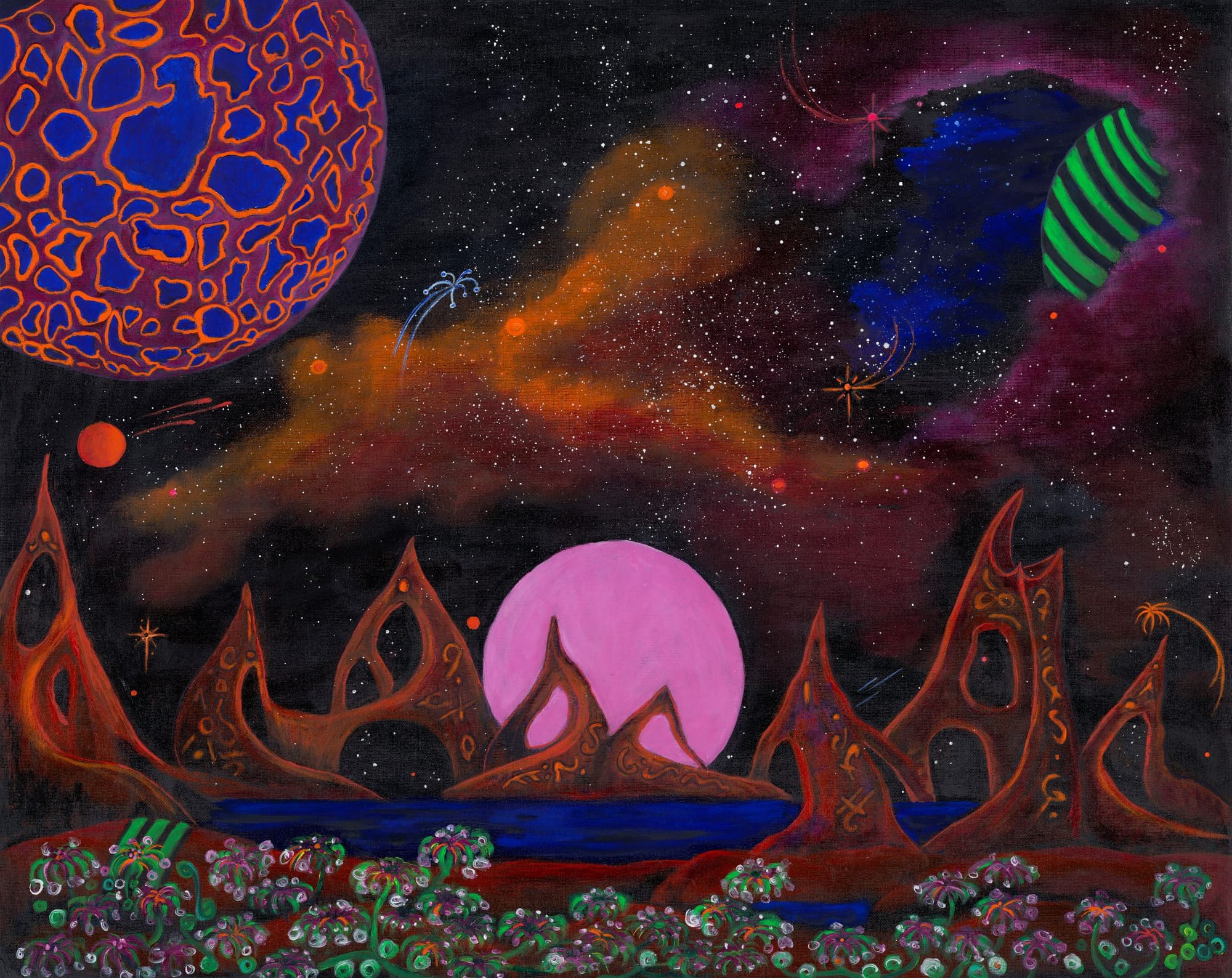 A night in interstellar suburbia