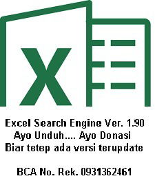 Excel Search Engine ver 1.9