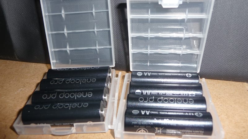 Panasonic AA,  Eneloop pro, 2500mAh