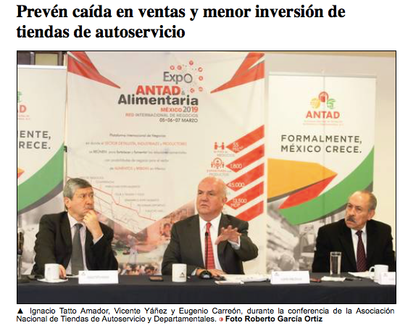 Prevén caída en ventas y menor inversión de tiendas de autoservicio