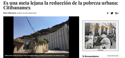 Es una meta lejana la reducción de la pobreza urbana: Citibanamex
