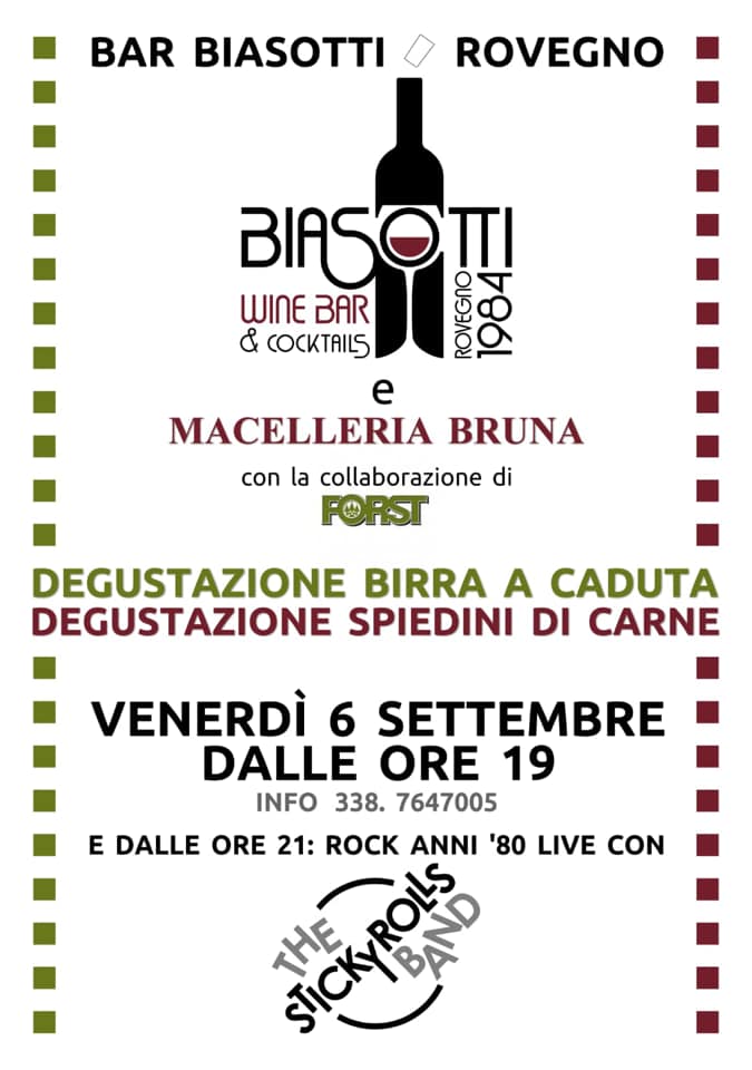 Degustazione birra a caduta e spiedini di carne