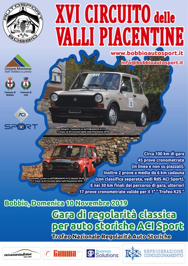 XVI Circuito delle Valli Piacentine